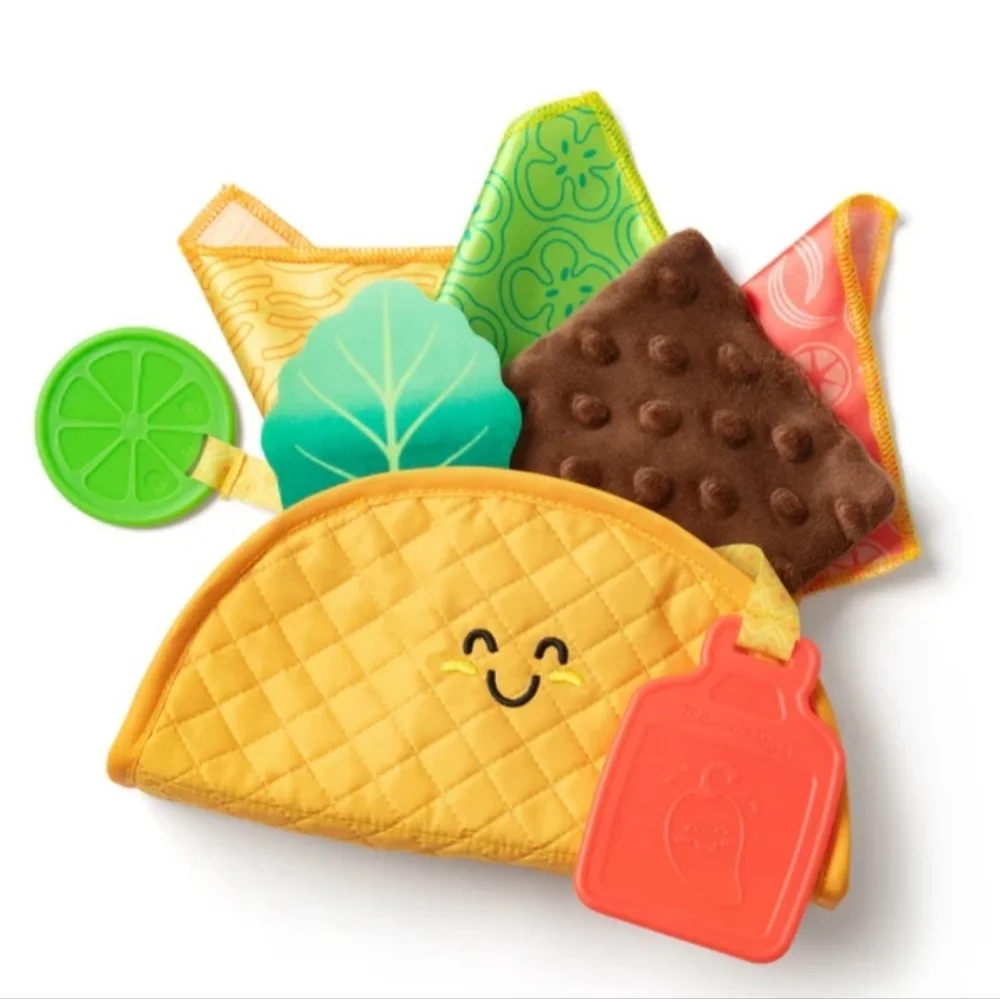 Melissa & Doug Soft Taco Play Set Bright Colors Sensory Infant Gifts 6mo+ NEW